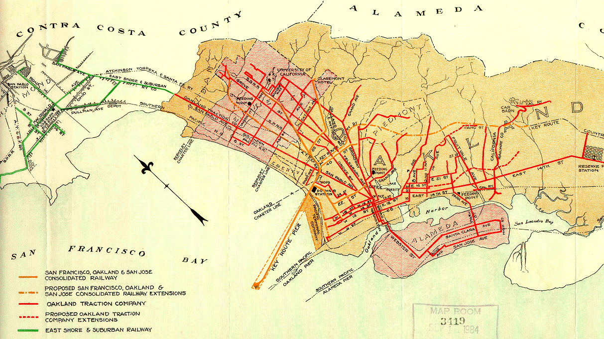 keysystemmap
Old map of Key Route system. Key's Berkeley trains to Sacramento Street are still "proposed". Thanks to Stash for forwarding this one over. Click on image a 2nd time to display full size image.
