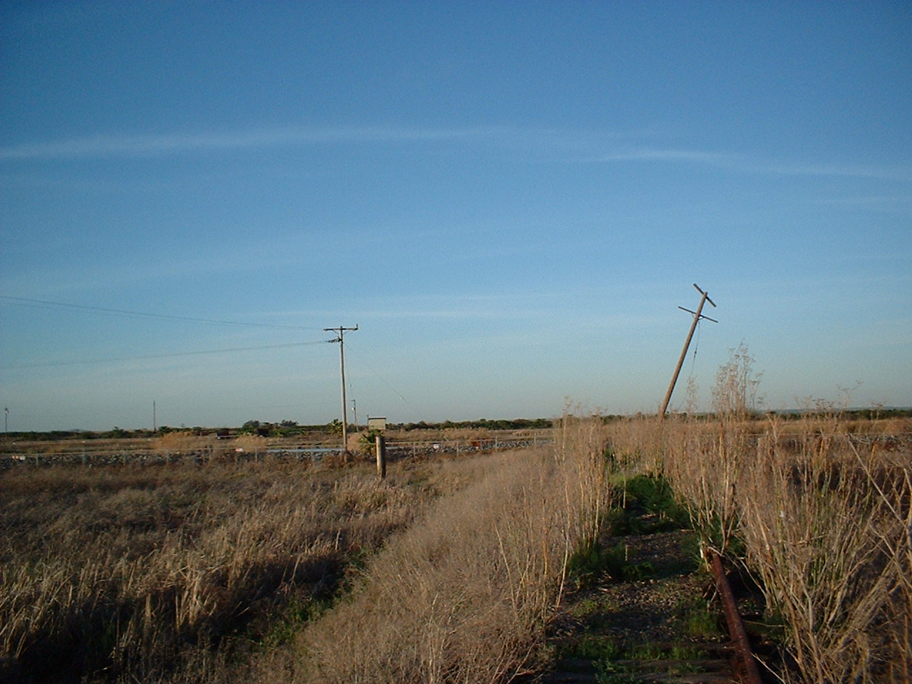 2004_0313_172548AA
This is where the tracks end, near Mallard. I am assuming this is where the trestle to the ferry slip began. The ferry slip burned in 1954. There is now a shipping channel behind the fence which, from the photos I've seen, did not exist during the time
