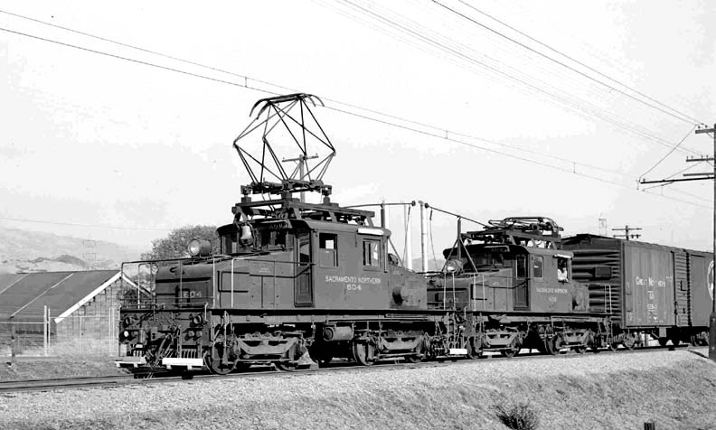 SNRR604and603
SN604 and 603 at Walnut Creek. 1946-47 <i>Courtesy of W.T. Larkins</i>

