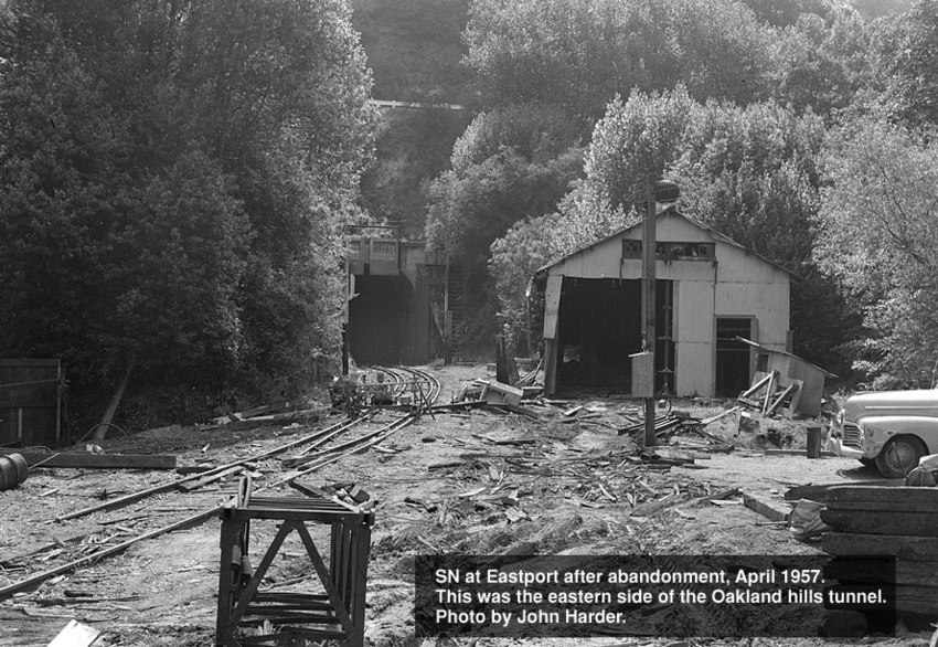 Eastport after abandonment 1957
Amazing photo of SN at Eastport after abandonment in April 1957. This was the eastern side of the Oa
