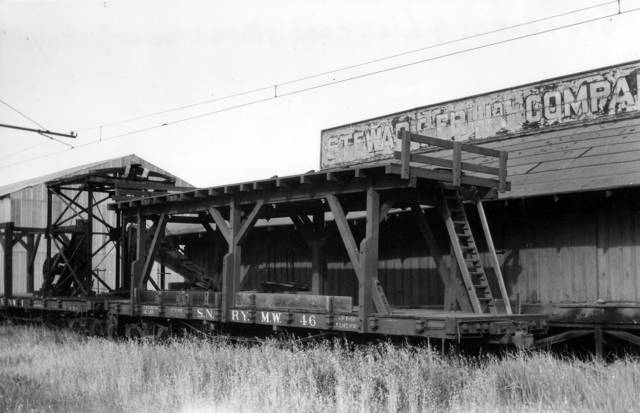 sntunnel
SN tunnel and line cars stored at siding in Lafayette. Date unknown. <i>J.G. Graham Collection</i>
