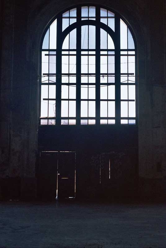 8_G
Inside of front doors. Outside is parking lot. A somewhat backlit photo. Photo by Evan
