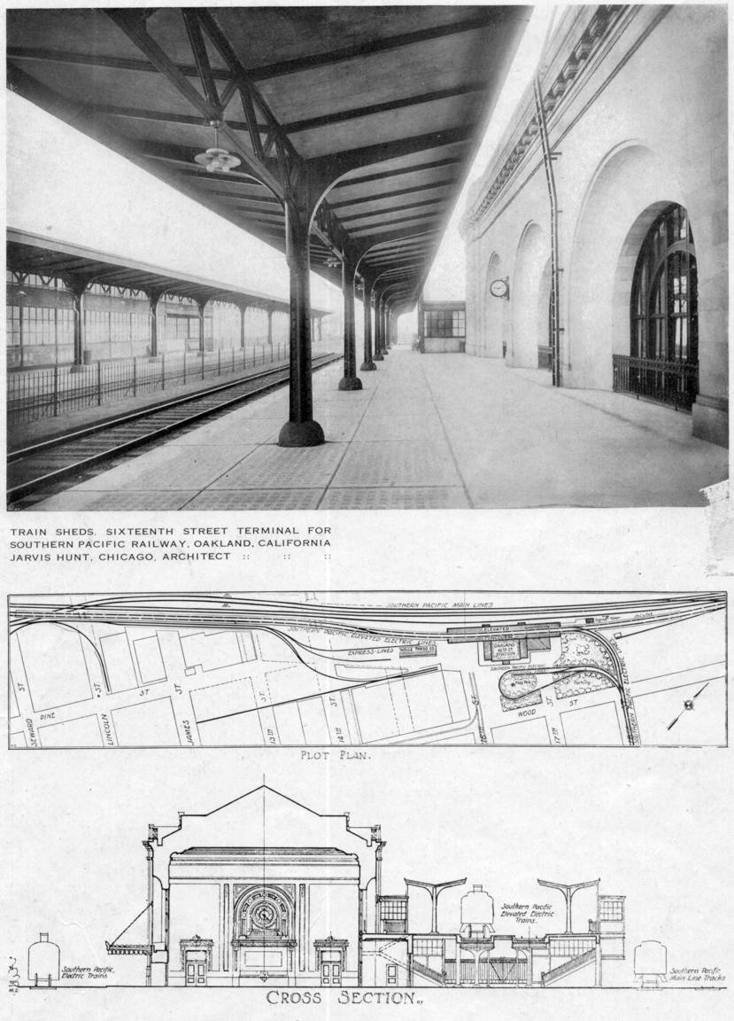 westernarc7_17_4
Western Architect Magazine July 1917 Platform and outline drawings of 16th St SP station.
